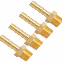 BRASS HOSE NIPPLE (MALE) (BSP)