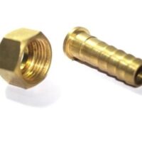 BRASS HOSE NUT &  NIPPLE SET (BSP)