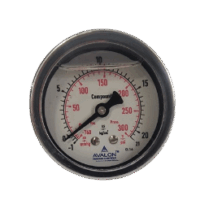 VACCUM GAUGE -1 TO 21KG BACK CONNECTION DIAL (2.5'')