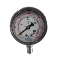 HYDRAULIC  GAUGE 210BAR 300PSI DIAL (2.5''),(4'')