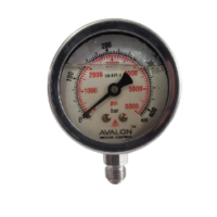 HYDRAULIC  GAUGE 420BAR /6000PSI  DIAL(2.5'') , (4'')