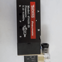TECHNO PNEUMATIC VALVE- MODEL: 4V410 – 15 (5/2)  1/2''