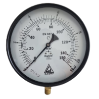 MS PRESSURE GAUGE 21BAR/300PSI BOTTOM CONNECTION DIAL (10'')