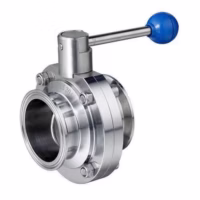 TRI-CLAMP BUTTERFLY VALVE SS