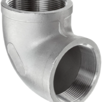 SS 90-DEGREE ELBOW– Threaded