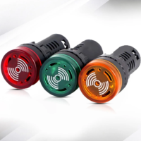 LAMP WITH BUZZER (LB22-D24-R 24VDC,  LB22-A230-R 230VAC)