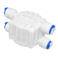 1/4 Inch Tube Automatic Shut Off Valve, with Quick-Connect Fittings