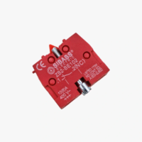 RED PUSH BUTTON CONTACT (NC)