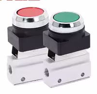 PNEUMATIC VALVE MOV03A PUSH BUTTON 1/8" (BLUE,RED)